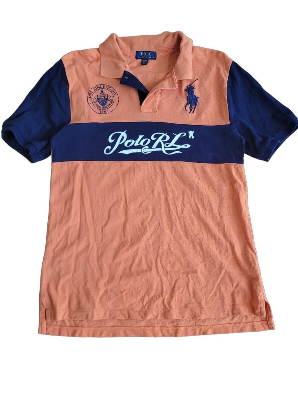 Polo Ralph Lauren Unisex Colorblock Div 67 Big Pony Polo Shirt (Youth 18-20XL)